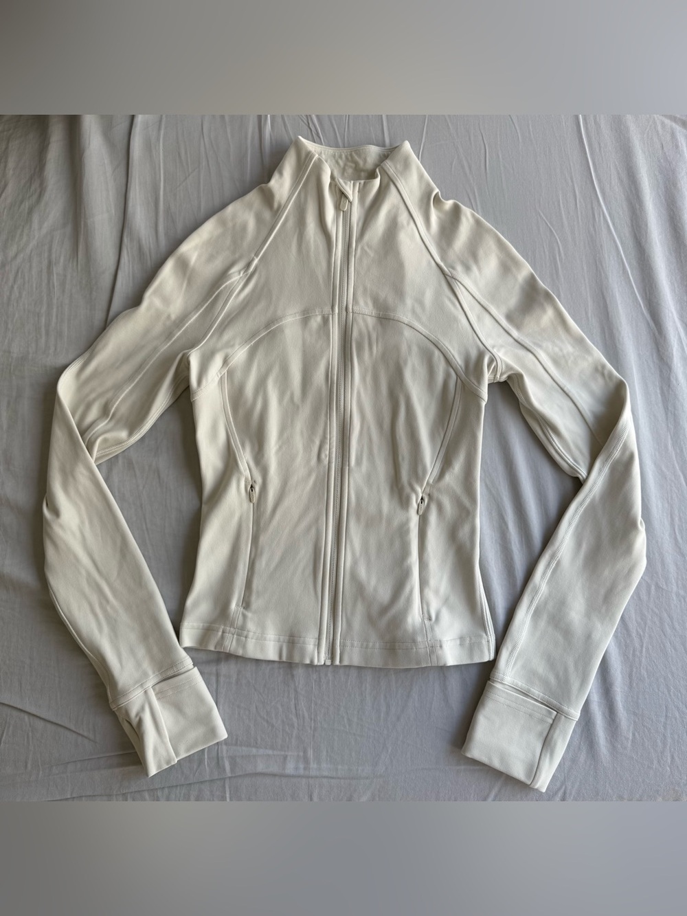 Lululemon Define Jacket White Cream Cropped Size 2